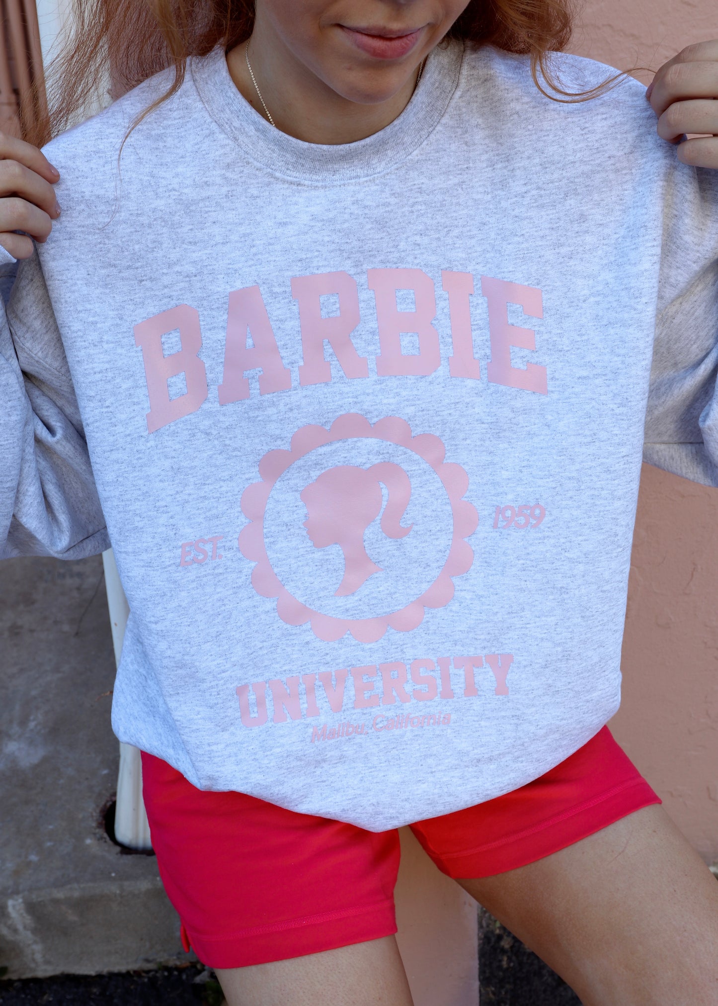 Barbie University Crewneck (Gray)